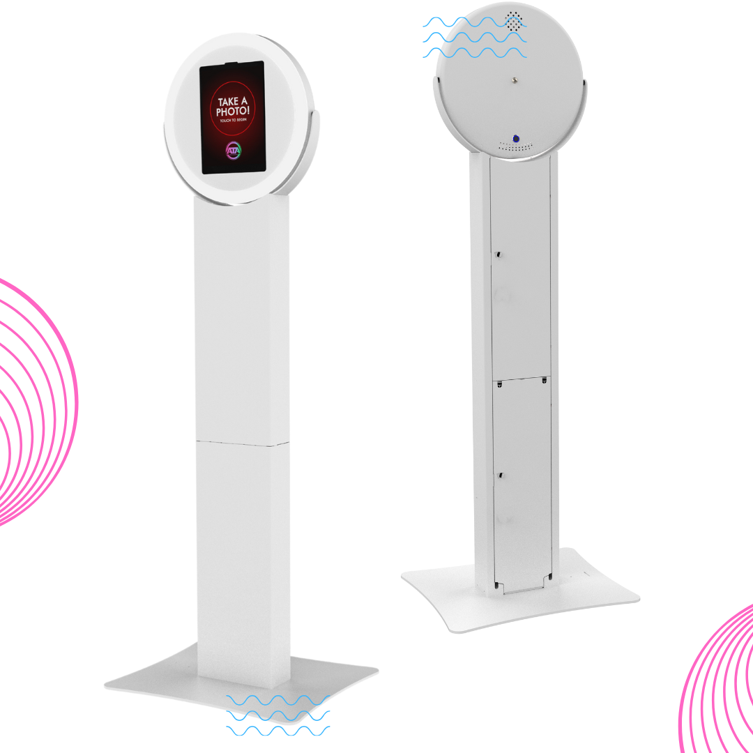 thumbnail interactive-video image 1 of IPad Photo Booth With Ring Light – Includes FREE Stand And Carrying Bag 1 of 4