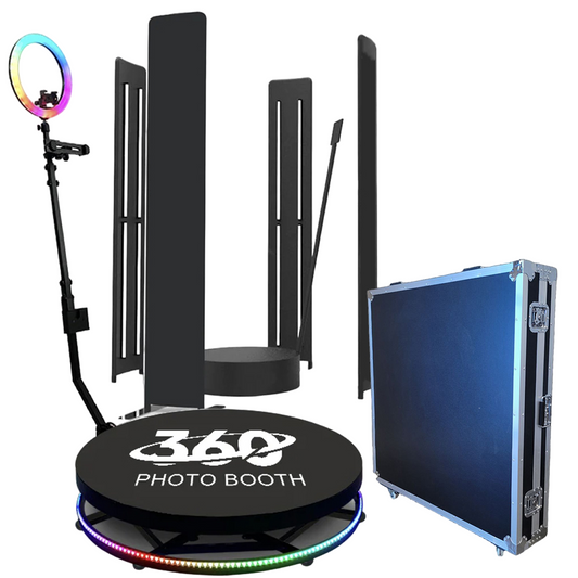 360 Photobooth | 27-32-39 inch Motorized 4 LED Panel Bundle Package