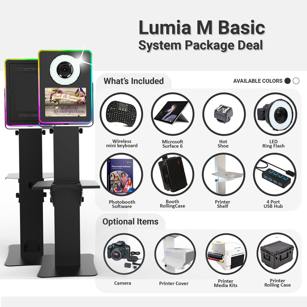 Lumia M Basic (T12R) Photobooth System Package