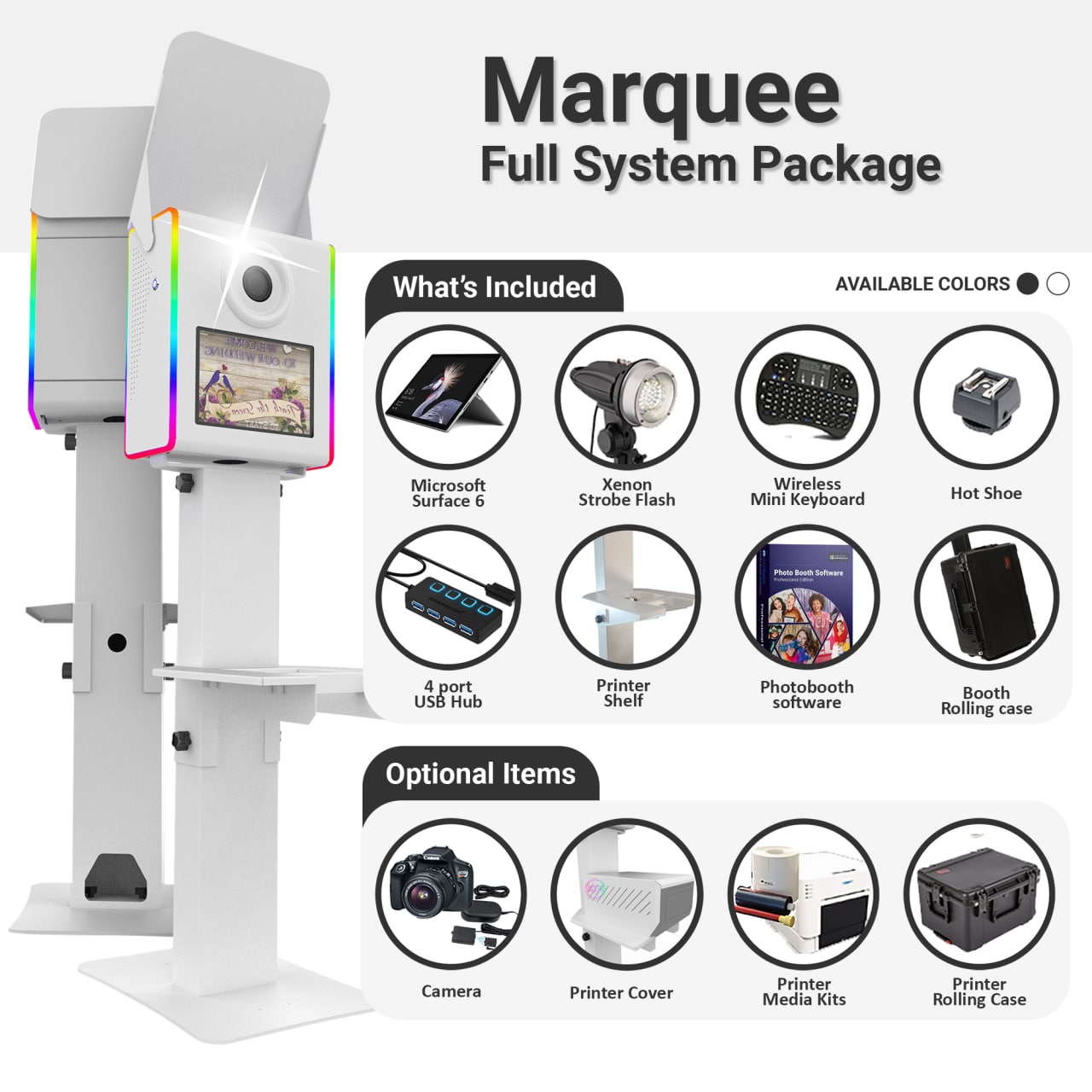 Marquee Photobooth System Package