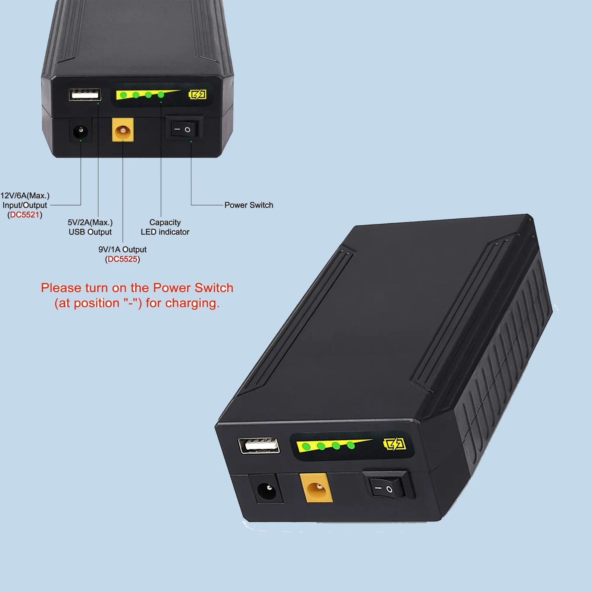 12V Rechargeable Battery Pack Photobooth City